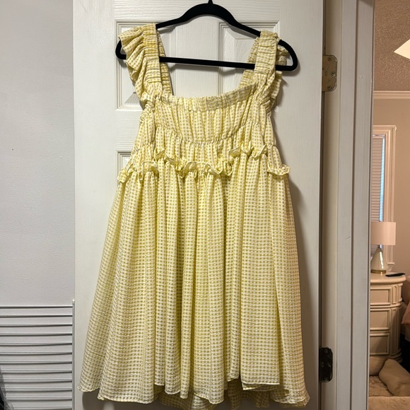Small Ruffle detail mini dress. NWT - Picture 1 of 2